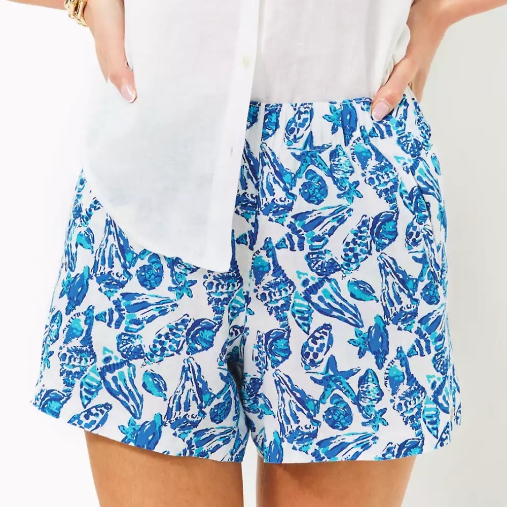 {Lilly Pulitzer} Brand New 4" Lilo Linen Short